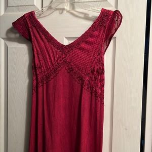 The pyramid collection red dress